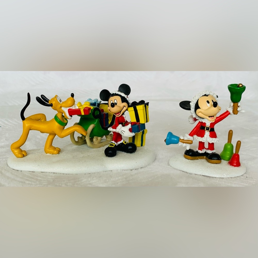 Department 56 Disney Mickey’s Merry Christmas Village Santa Accessories - 2pc